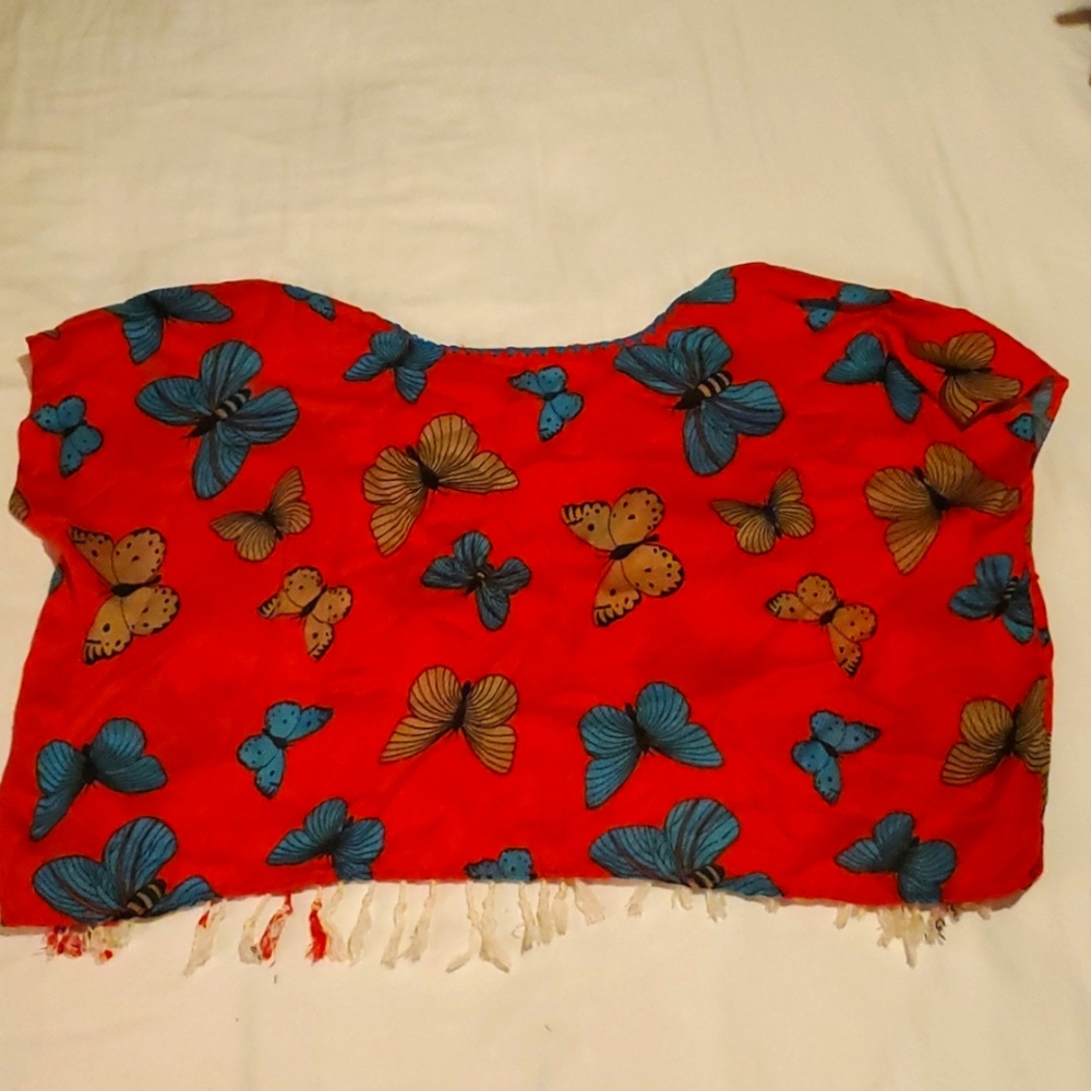 Boxy/Drapey Crop Blouse